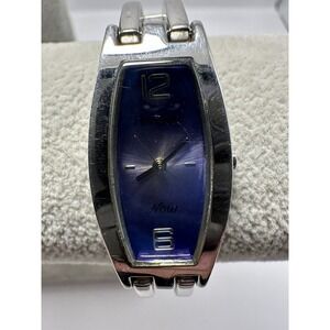 Armitron Now 75/3475 Womens Watch New Battery 17MM 7.25" Silver‎ Tone Q